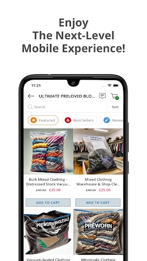 Prewornwholesale Screenshot 1