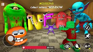 Alphabet Shooting Survival FPS Screenshot 0