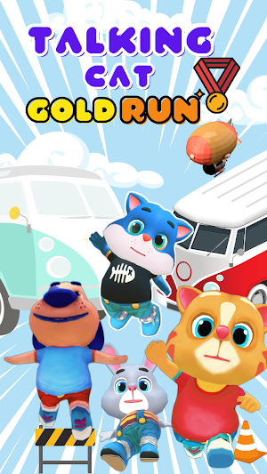 My Talking: Subway Temple Surf Screenshot 0