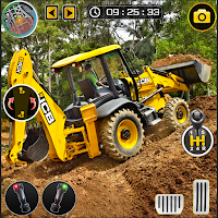 JCB Excavator Construction 3D