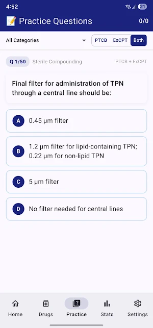 Pharmacy Tech PTCB Master Screenshot 3