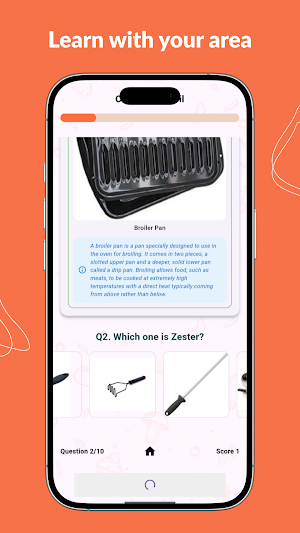 Chef Learning - Quiz & Recipes Screenshot 3
