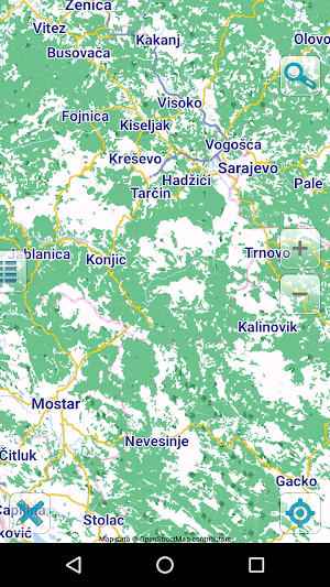 Bosnia and Herzegovina map Screenshot 0