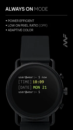Awf Terminal - watch face Screenshot 1
