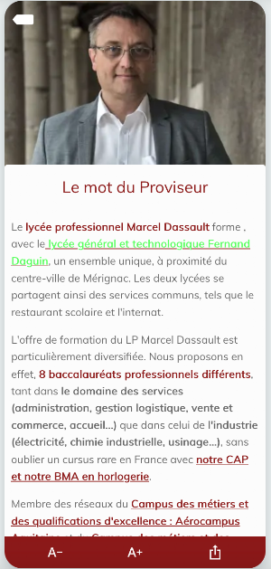 Lycée Pro Marcel Dassault Screenshot 3