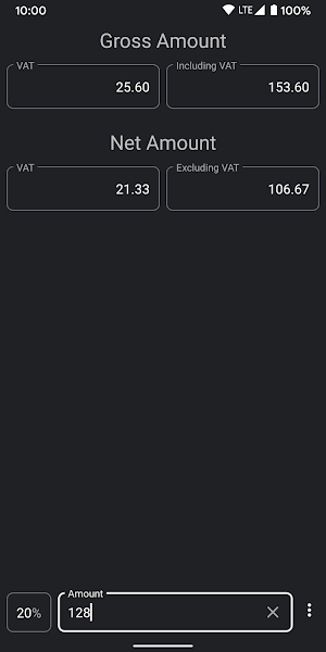 VAT Calculator Screenshot 0