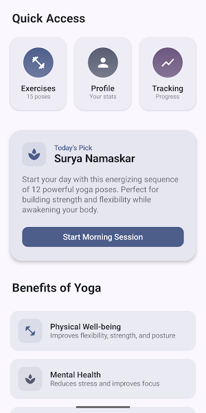 Daily Yoga Bliss Exercises Screenshot 0