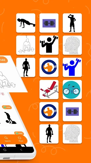 Gym Stickers Screenshot 2