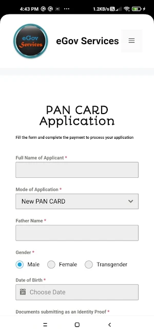PAN Card DL Instant Seva Screenshot 2