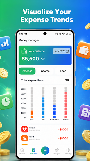 Daily Money Planner Screenshot 2