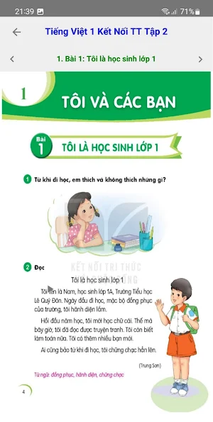 Tieng Viet 1 Ket Noi - Tap 2 Screenshot 1
