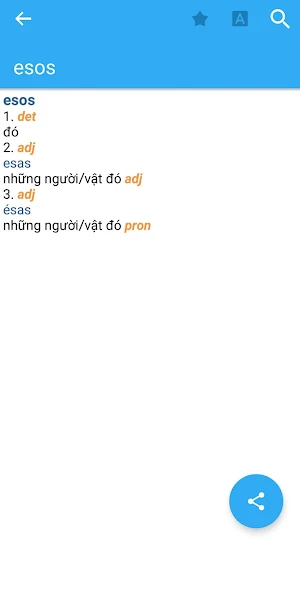 Vietnamese-Spanish Dictionary Screenshot 2