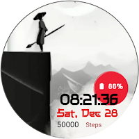 Samurai Animated Watch Face