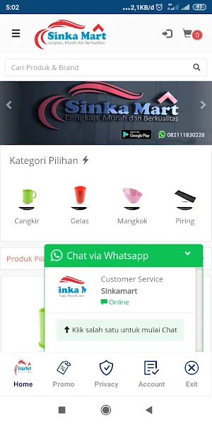 Sinkamart Screenshot 2