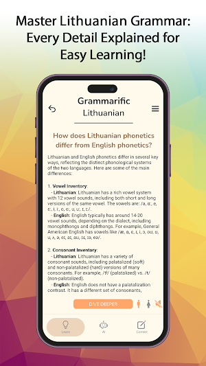 Grammarific Lithuanian Grammar Screenshot 3