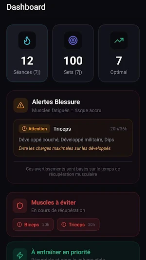 MuscleTrack - Musculation Screenshot 0