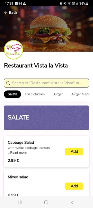 Restaurant Vista la Vista Screenshot 2