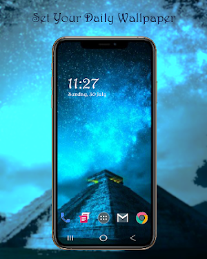 Blue Wallpaper - 300 Design Screenshot 1