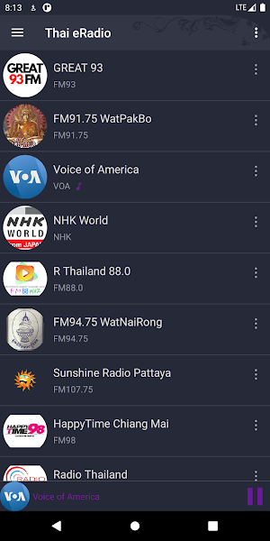 Thai eRadio Screenshot 2