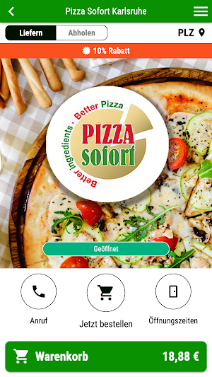 Pizza Sofort Karlsruhe Screenshot 0