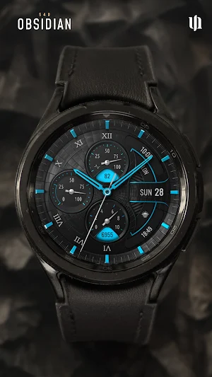 S4U Obsidian analog watch face Screenshot 1