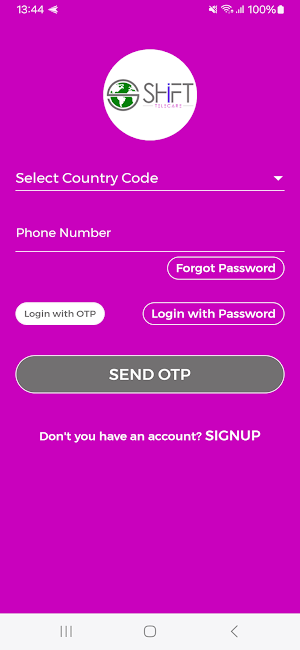 Shift Telecare Screenshot 0
