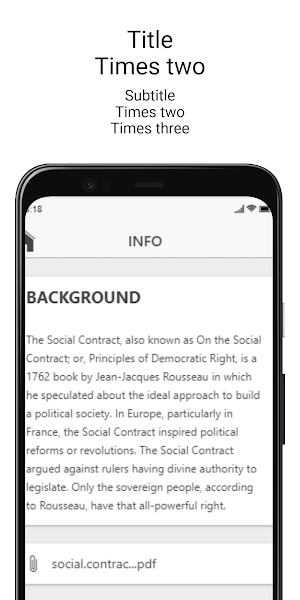SOCIAL CONTRACT Screenshot 1
