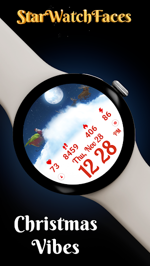Christmas Vibes Watch Face Screenshot 0