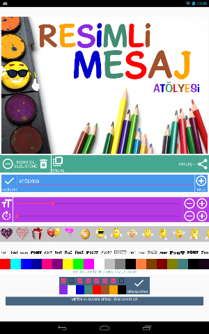 Resimli Mesajlar Oluşturma Atölyesi Screenshot 0