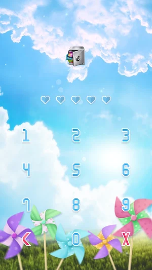 AppLock Live Theme Pinwheel – Paid Theme Screenshot 1