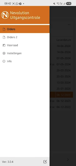 Nevolution Uitgangscontrole Screenshot 3