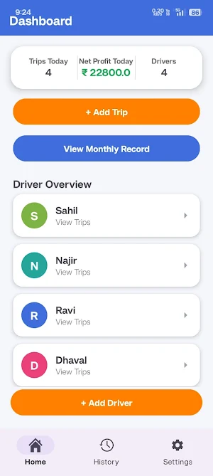 Taqdeer Truck Hisab Screenshot 1