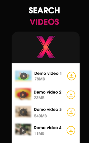 X Hottest Video Downloader Screenshot 1