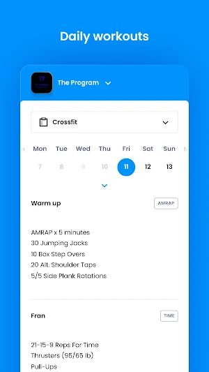 The Program Fitness Screenshot 3
