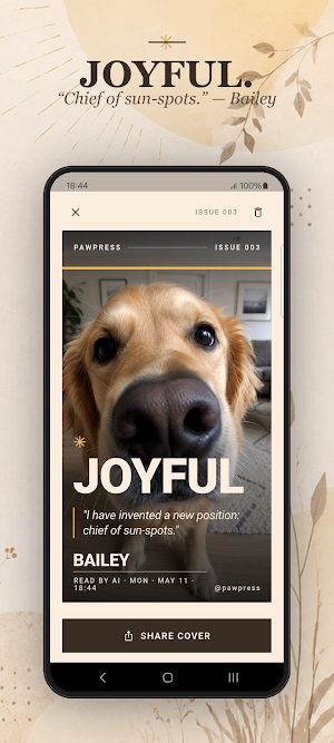 Pawpress: Pet Mood Magazine Screenshot 0