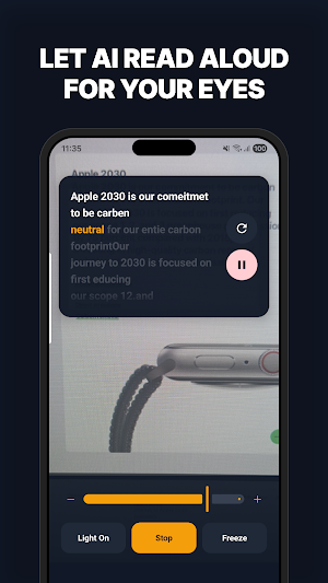 Magnifier: AI Text Reader Zoom Screenshot 3