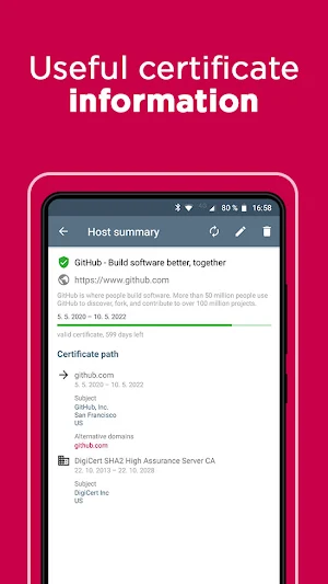 SSL Certificate Monitor Screenshot 2