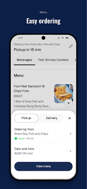 Shark Boy Fish and Chips Screenshot 2