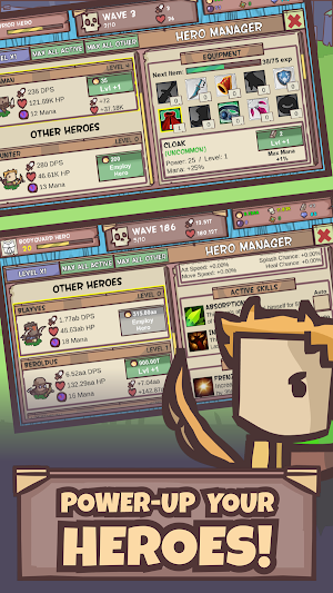 Idle Hero Defense - Fantasy Defense Screenshot 1