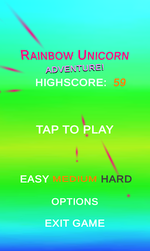 Rainbow Unicorn Adventure Run Screenshot 2