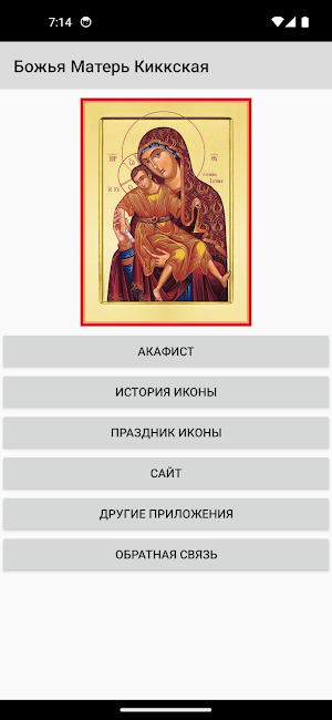 Божья Матерь Киккская Screenshot 0