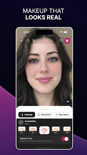 Makeup simulator: Photo Editor Screenshot 0