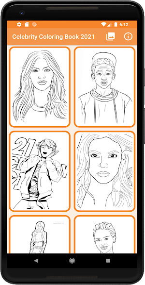 Celebrity Coloring Book 2021 Screenshot 0