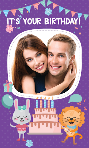 Happy Birthday Photo Frame Screenshot 1