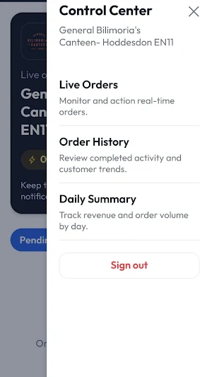 GBC: Restaurant App Screenshot 2