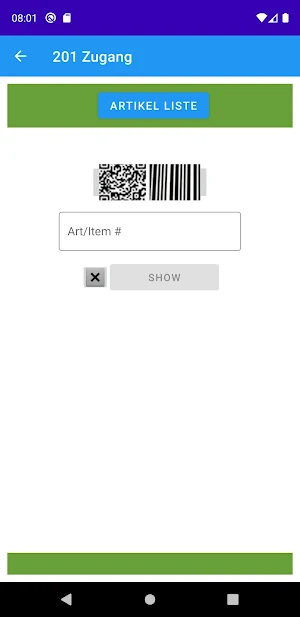 AE Donxie Inventory App Screenshot 1