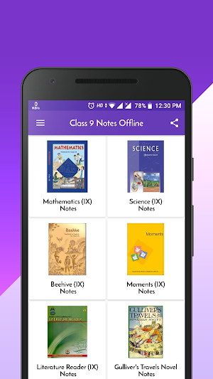 Class 9 Notes Offline Screenshot 0