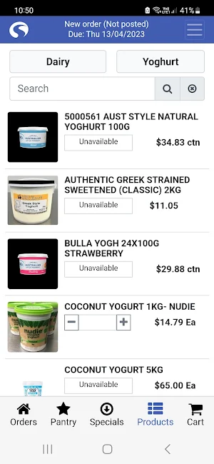 Simotas Food Distributors Screenshot 3