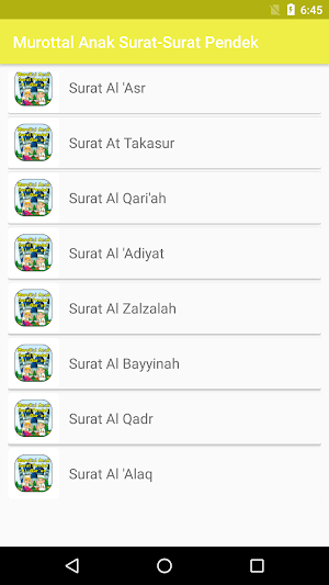 Murottal Anak Surat Pendek Screenshot 2