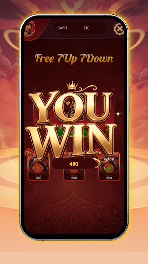 Red Gold Card Spin Screenshot 2